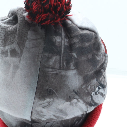 Marvel Boys Red Polyester Bobble Hat One Size - Avengers