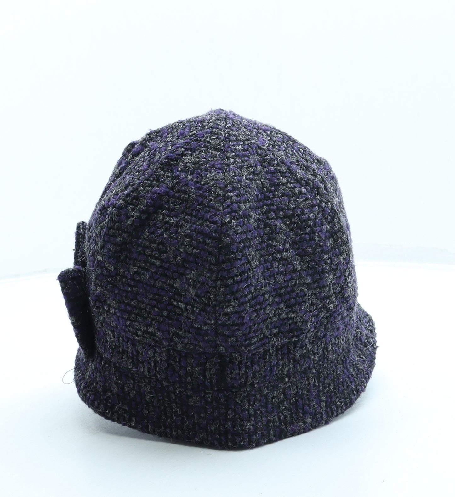 SheIn Womens Purple Polyester Bucket Hat One Size