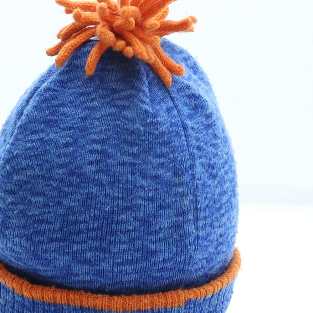 George Boys Blue Acrylic Bobble Hat One Size - Peppa Pig