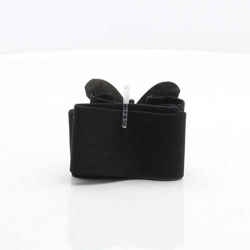New Look Womens Black Solid Elastane Waist Belt Belt One Size - Rainbow Butterfly detail