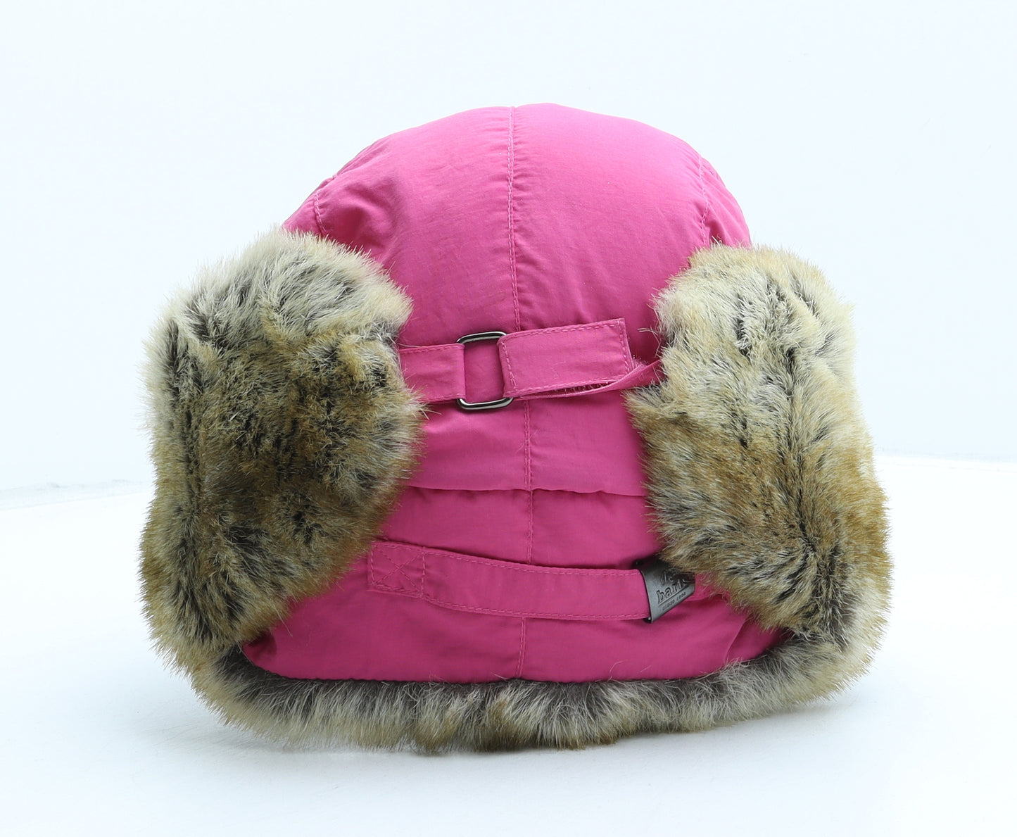 Barts Girls Pink Nylon Trapper Hat One Size