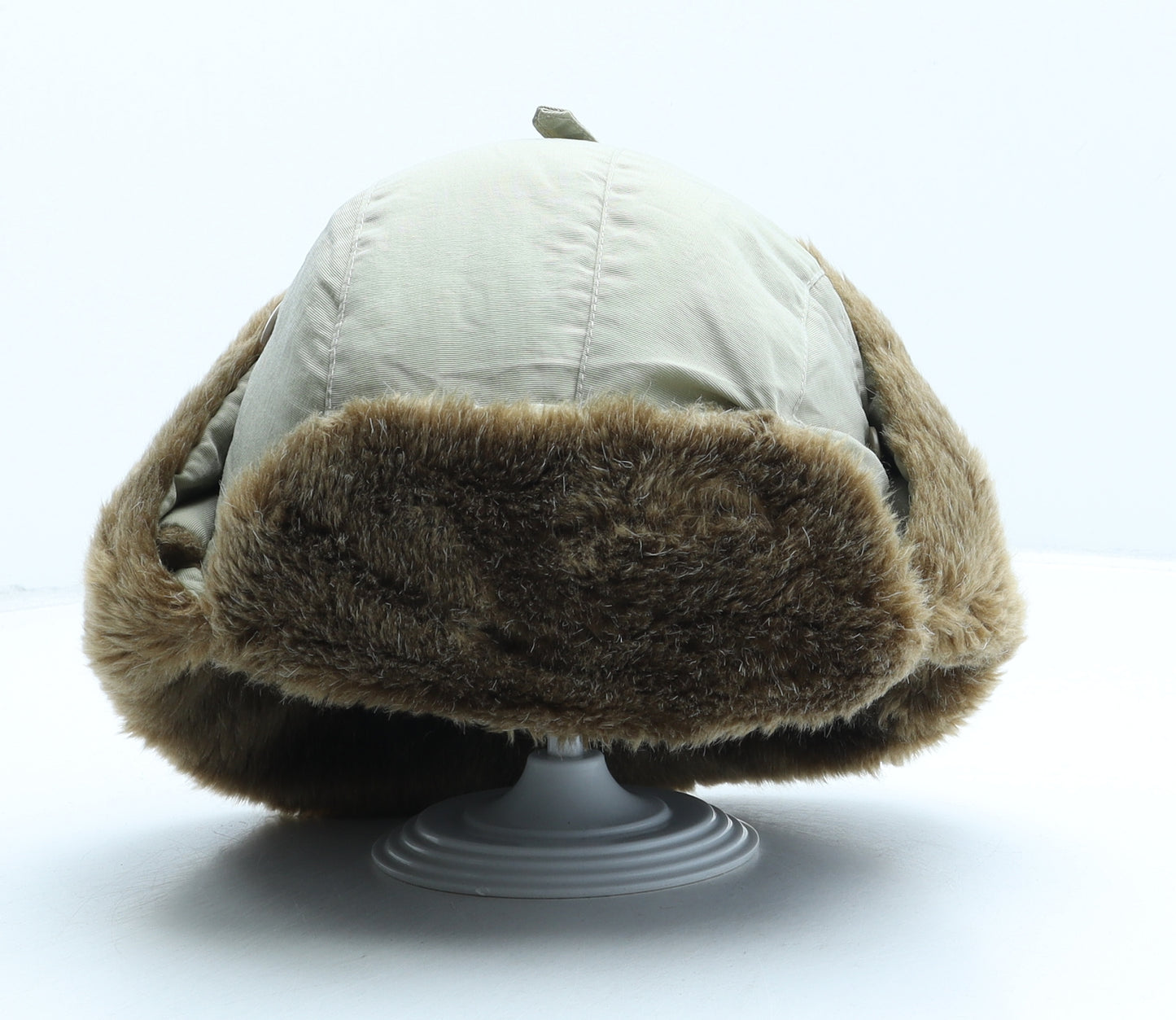 Atlantis Boys Beige Nylon Trapper Hat Size S