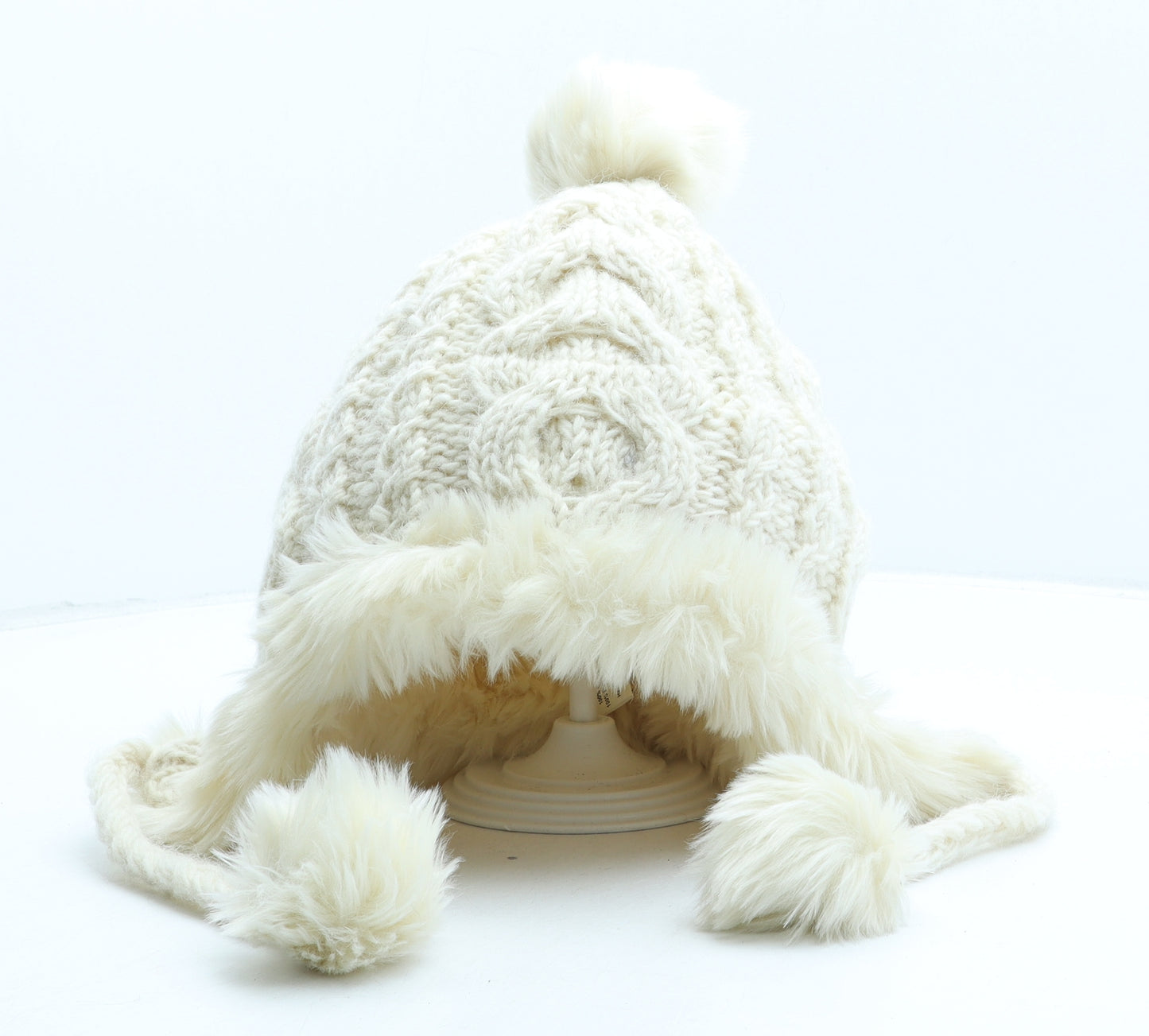 Pachamama Womens Beige Wood Bonnet One Size