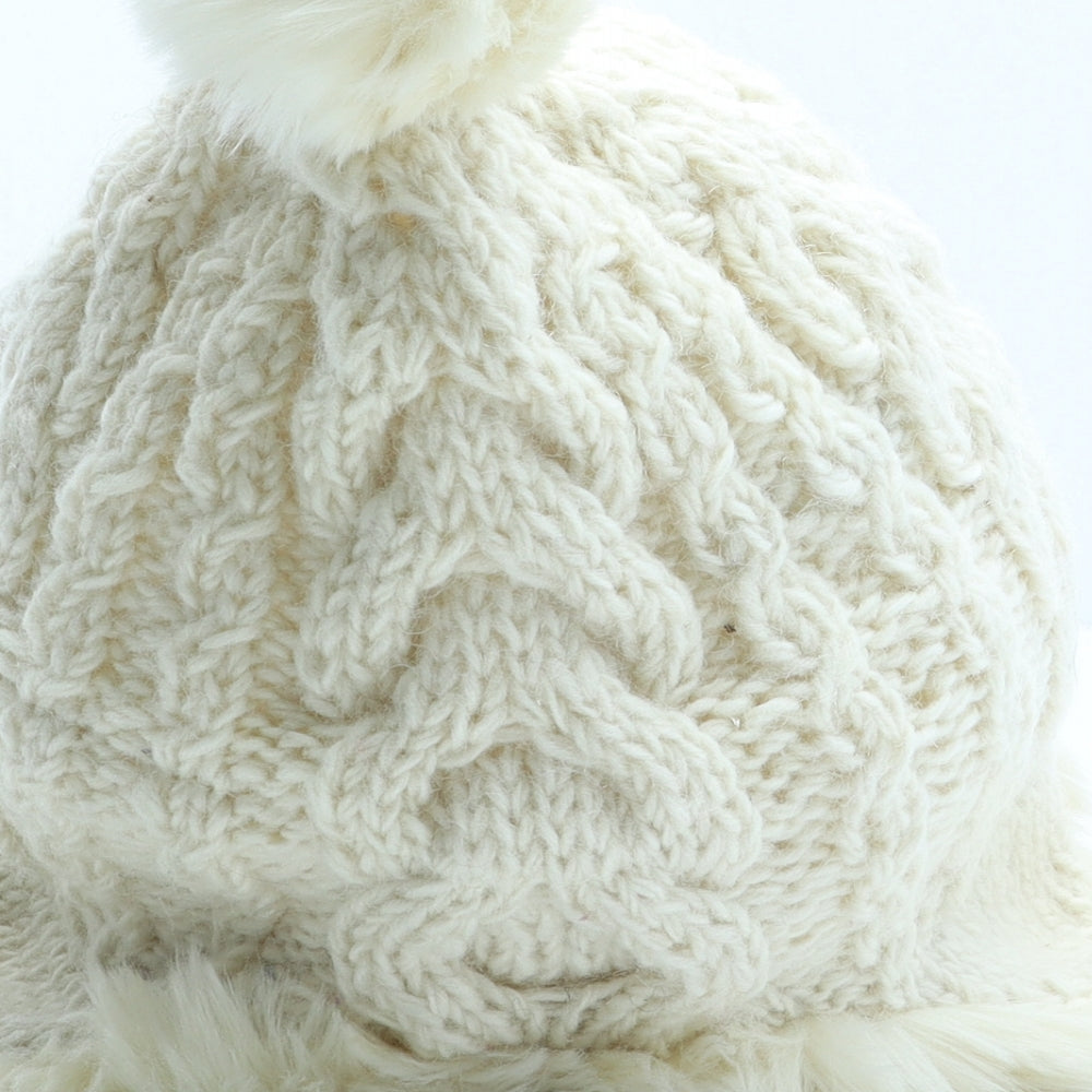 Pachamama Womens Beige Wood Bonnet One Size