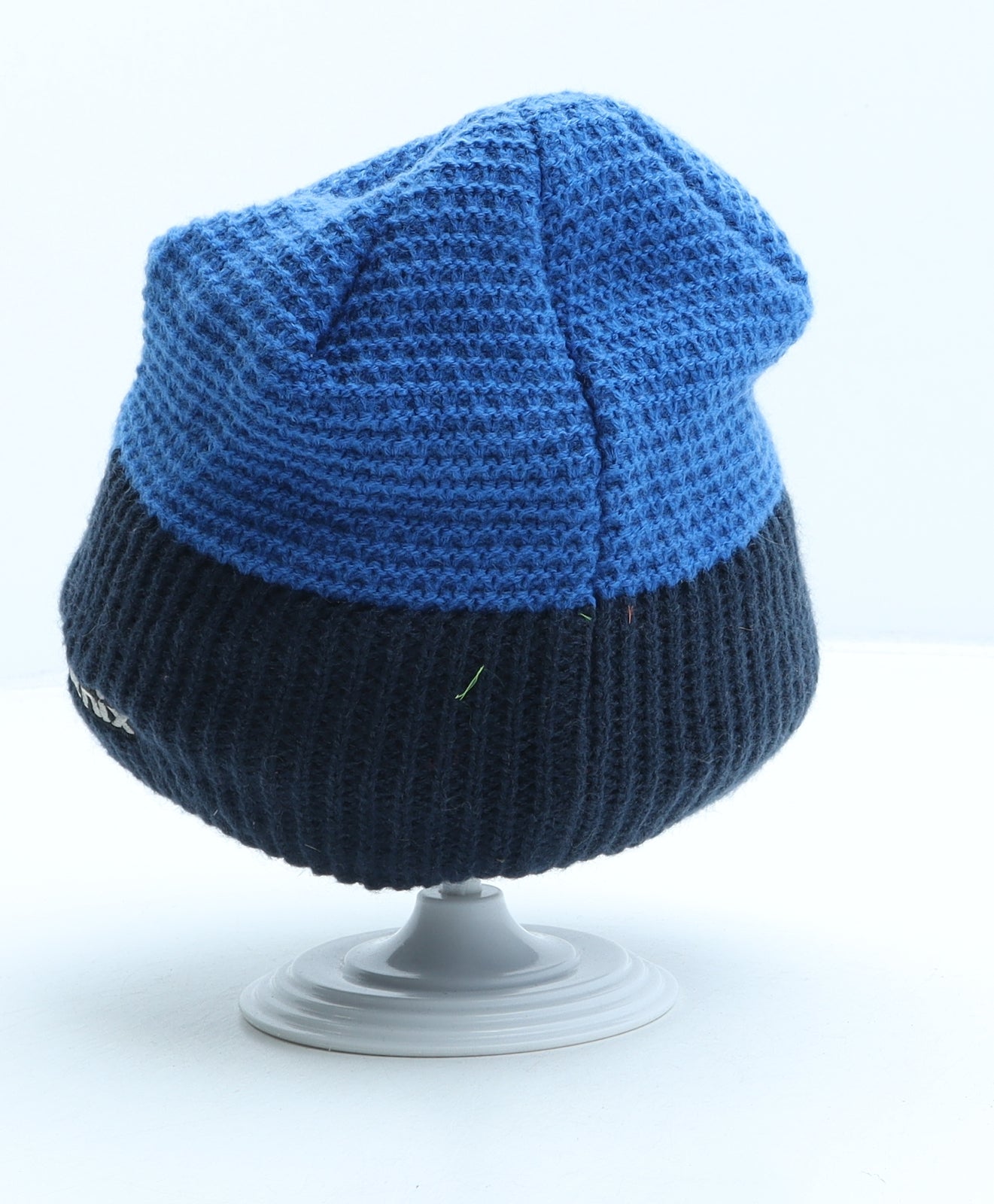 Phenix Mens Blue Acrylic Beanie One Size