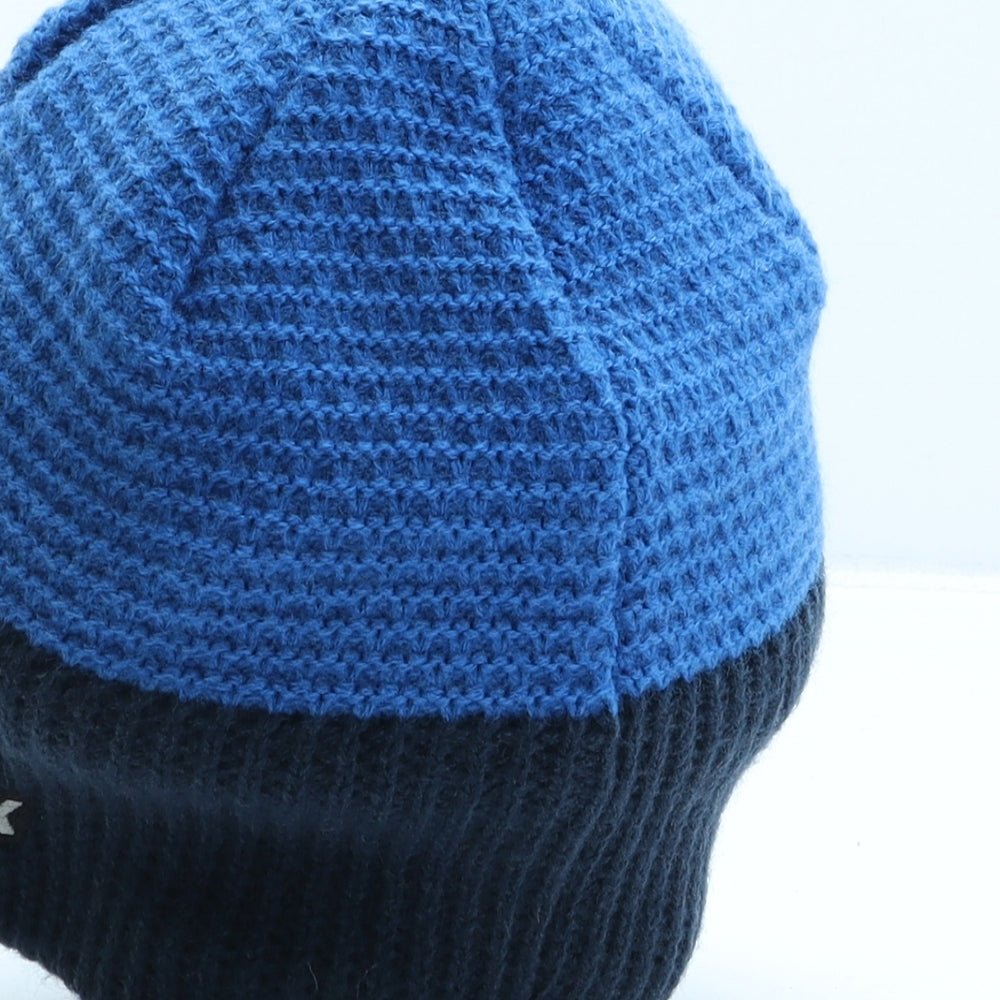 Phenix Boys Blue Acrylic Beanie One Size