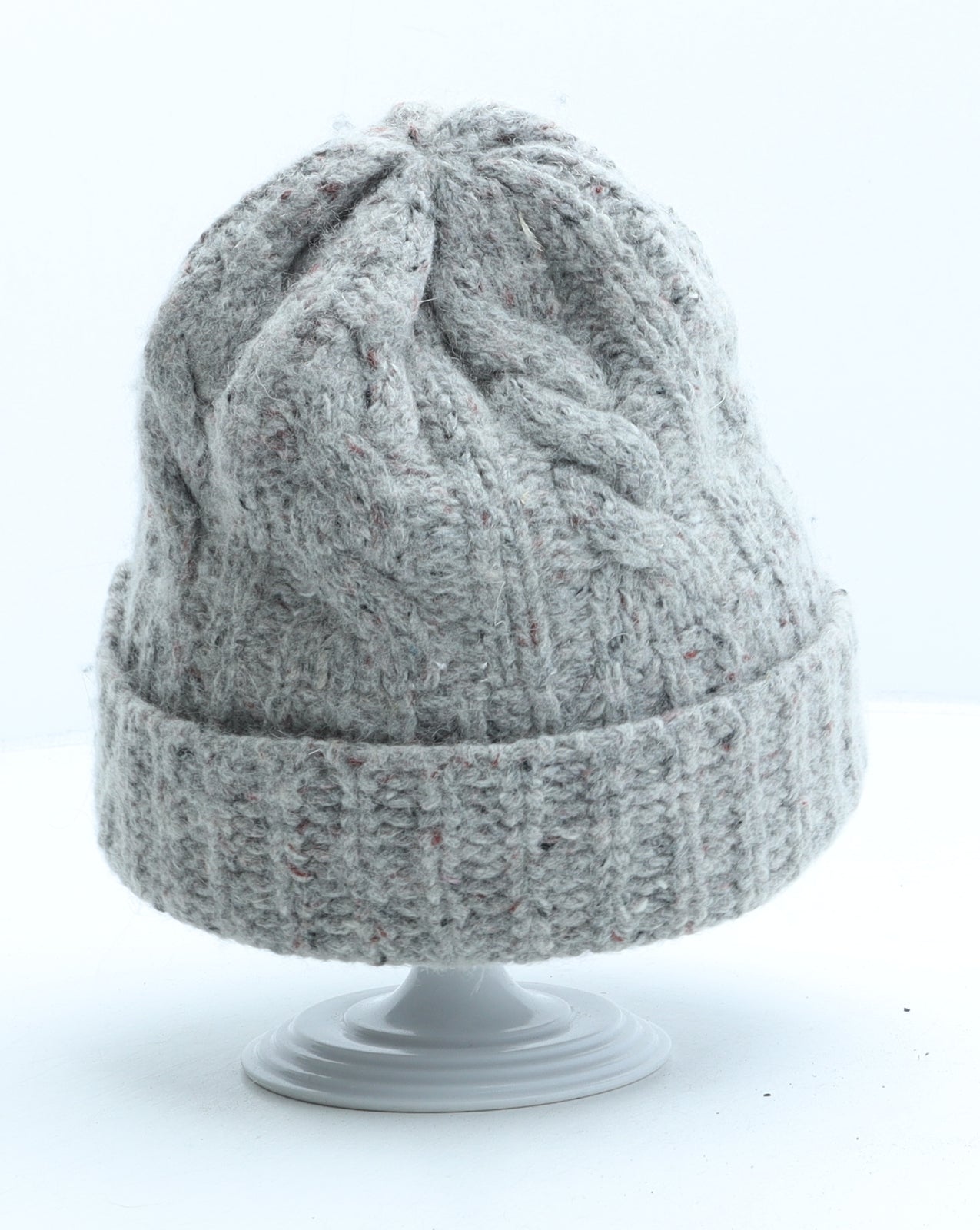 Joules Womens Grey Polyamide Beanie One Size