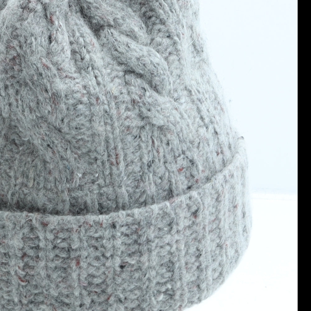 Joules Womens Grey Polyamide Beanie One Size