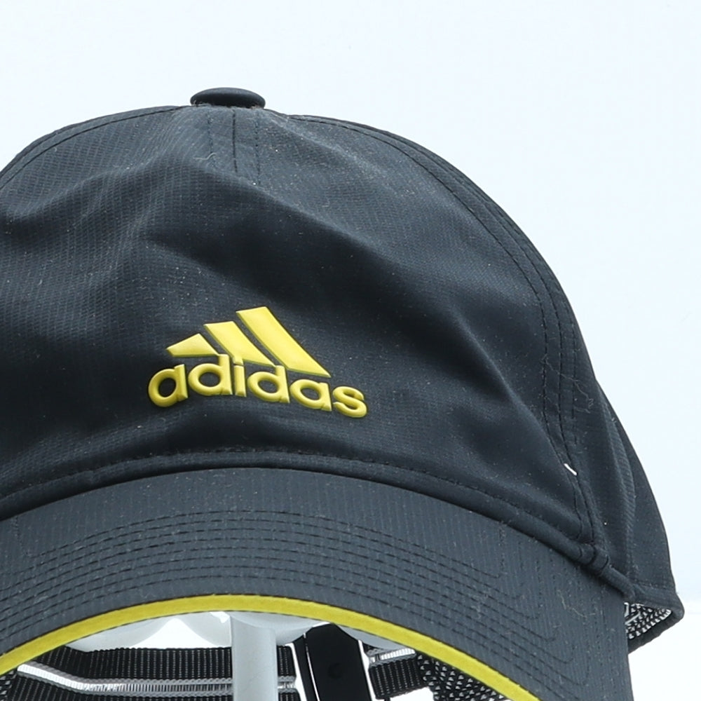 adidas Boys Black Polyester Baseball Cap One Size