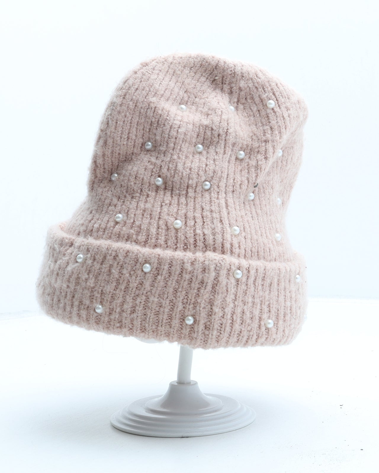 Primark Womens Pink Acrylic Beanie One Size