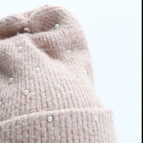 Primark Womens Pink Acrylic Beanie One Size
