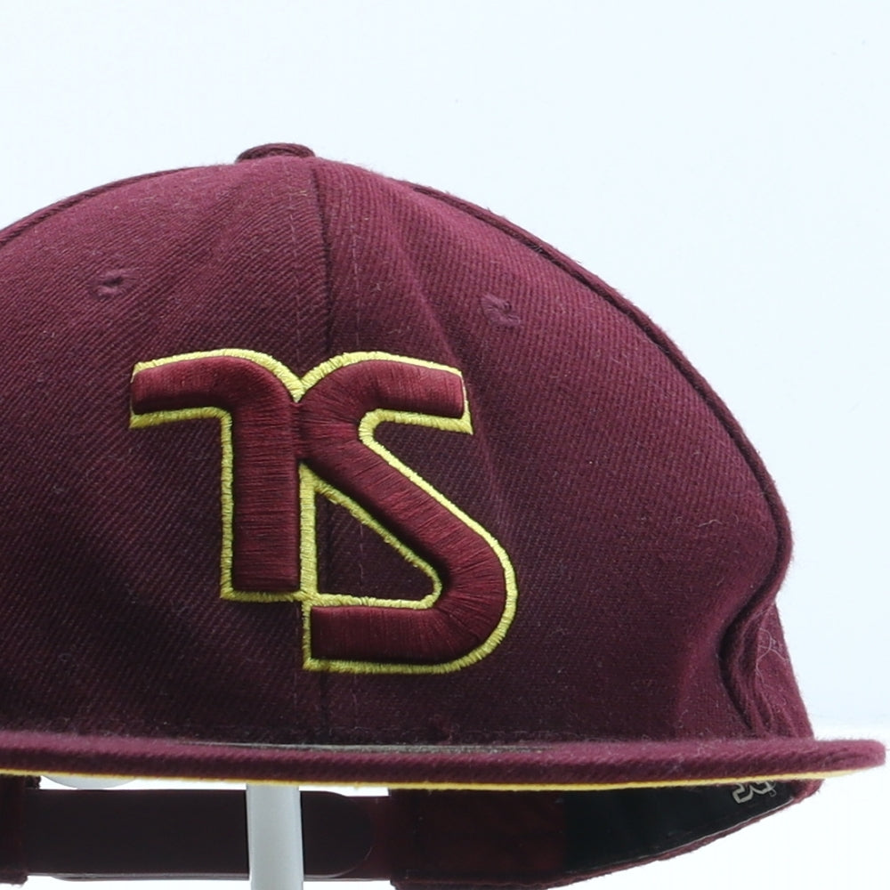 Twisted Soul Mens Red Polyester Snapback One Size