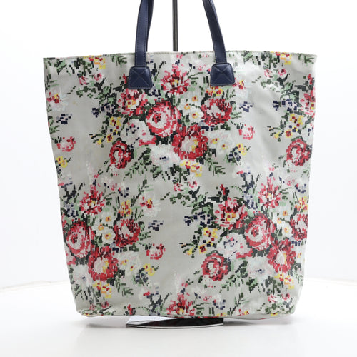 Paperchase Womens Multicoloured Floral PVC Top Handle Bag Size Large