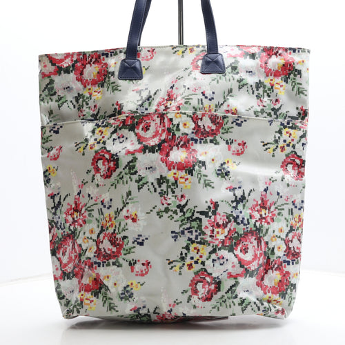 Paperchase Womens Multicoloured Floral PVC Top Handle Bag Size Large