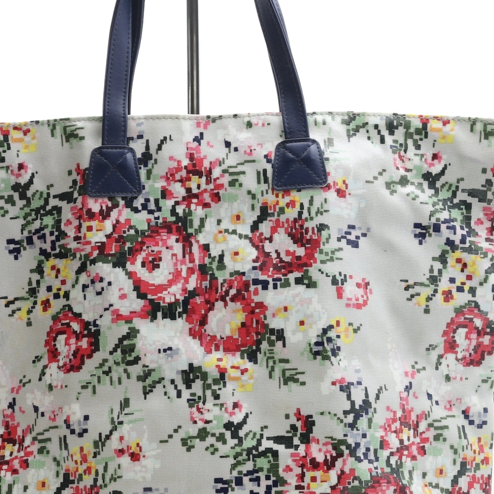 Paperchase Womens Multicoloured Floral PVC Top Handle Bag Size Large