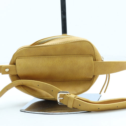 KoKo Couture Womens Yellow Leather Belt Bag & Waist Pack Size Small