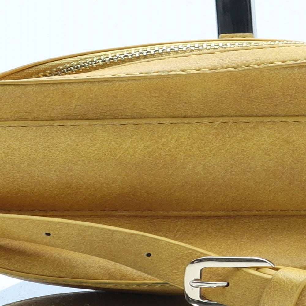 KoKo Couture Womens Yellow Leather Belt Bag & Waist Pack Size Small