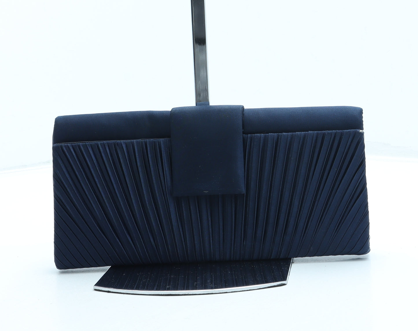 Debut Womens Blue Polyester Clutch Size Small