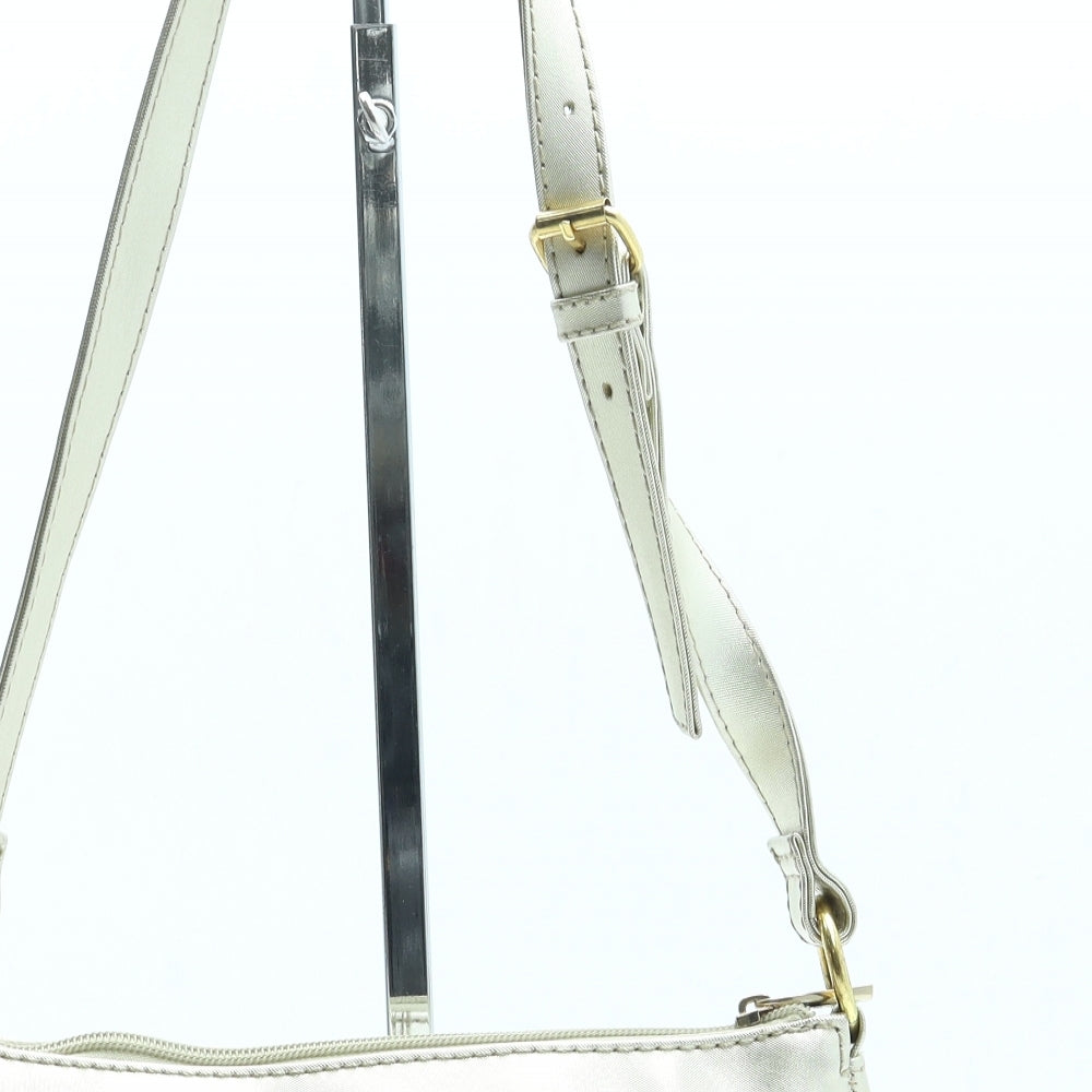 SWB London Womens Gold Polyurethane Crossbody Size Small