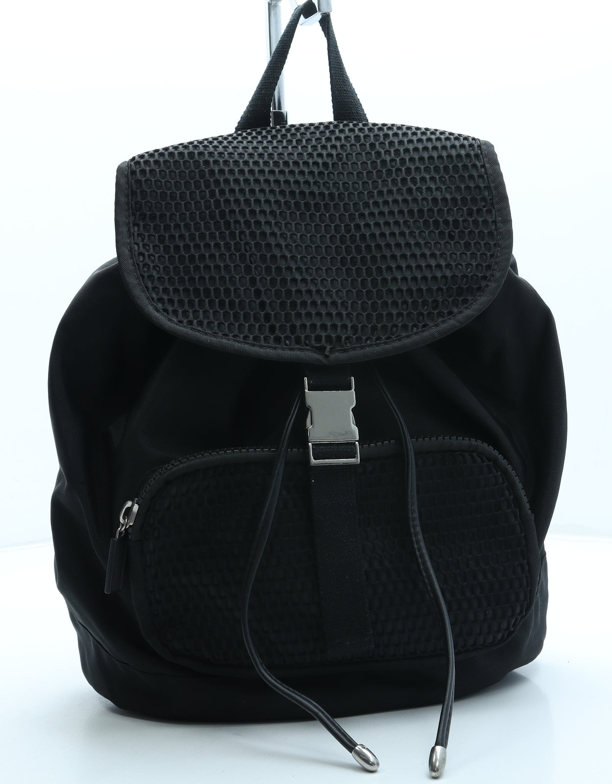 Primark Womens Black Polyester Backpack Size Medium