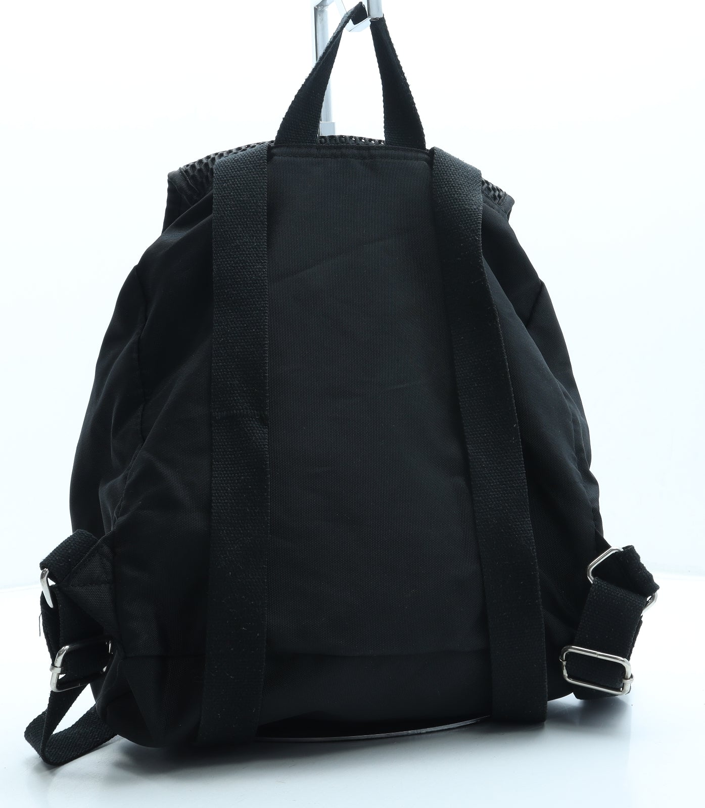 Primark Womens Black Polyester Backpack Size Medium