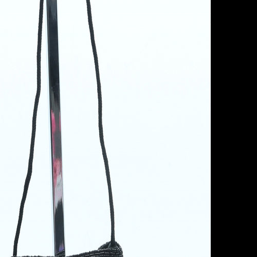 Preworn Womens Black Polyester Crossbody Size Mini