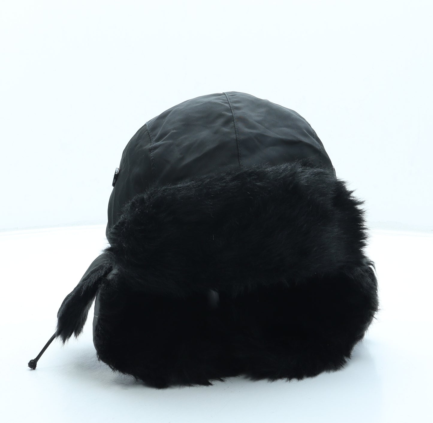 Matalan Boys Black Polyester Trapper Hat One Size