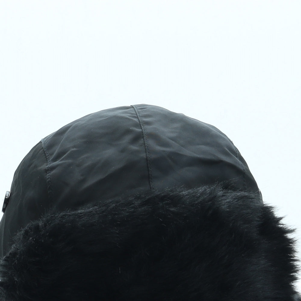 Matalan Boys Black Polyester Trapper Hat One Size