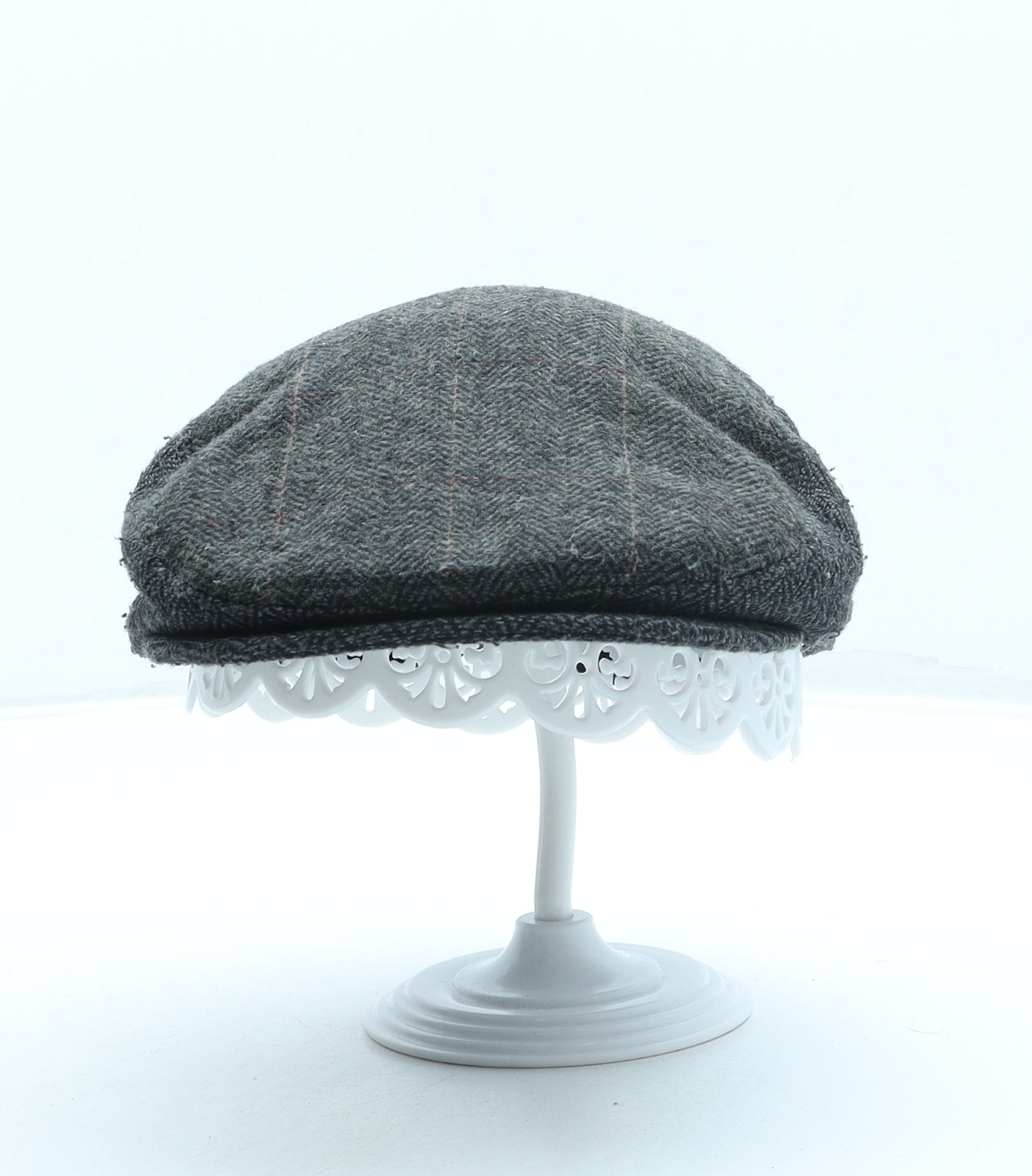 Marks and Spencer Boys Grey Polyester Flat Cap One Size