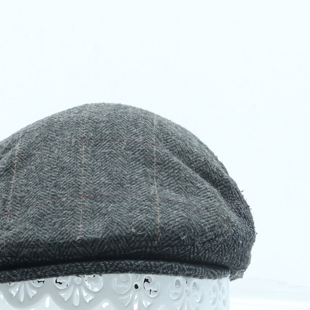 Marks and Spencer Boys Grey Polyester Flat Cap One Size