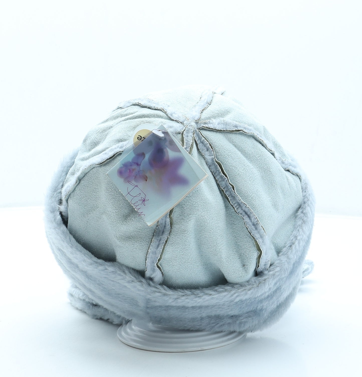 Etcetera Womens Blue Acrylic Cloche One Size