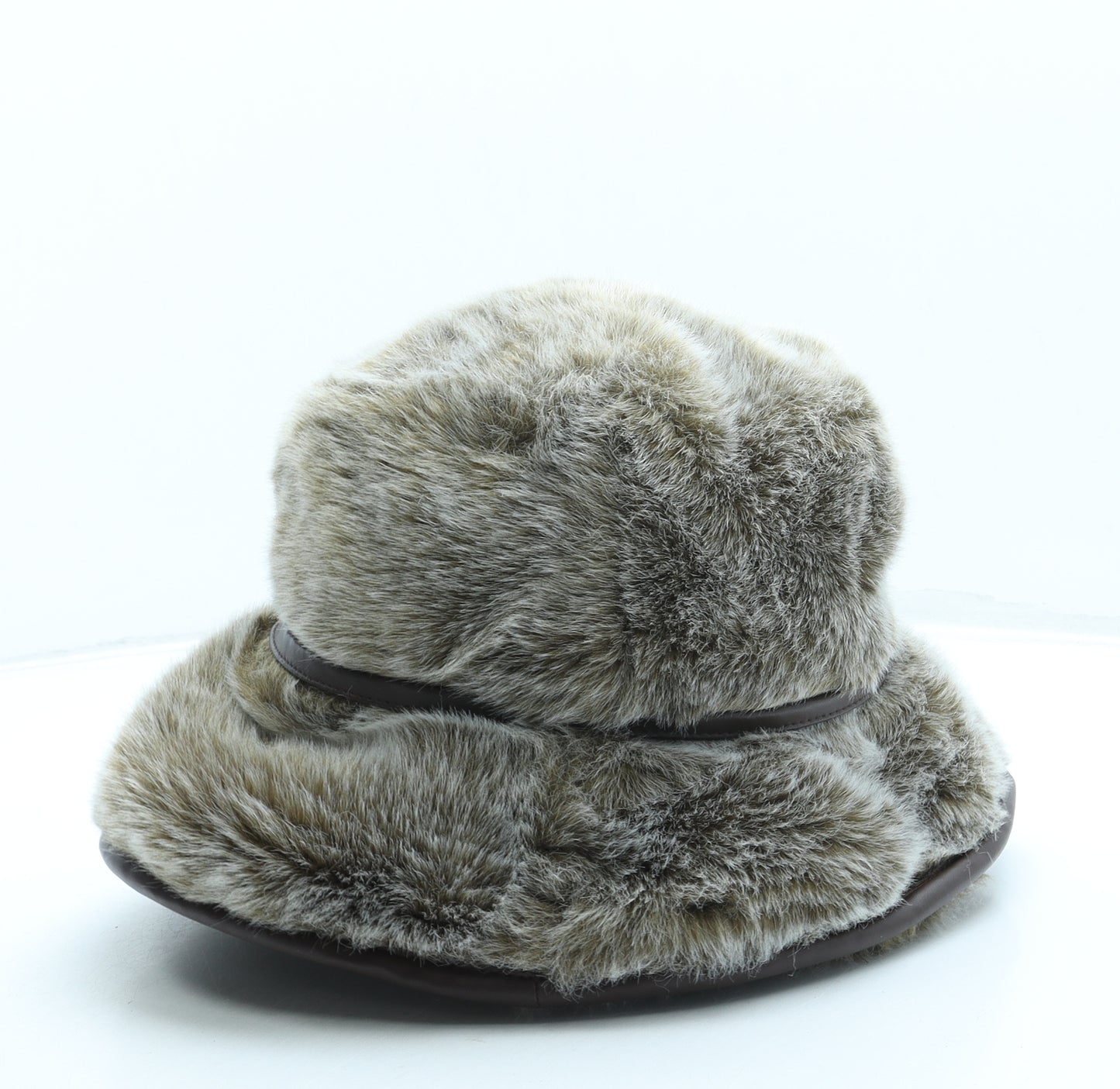 Oasis Womens Brown Acrylic Cloche One Size