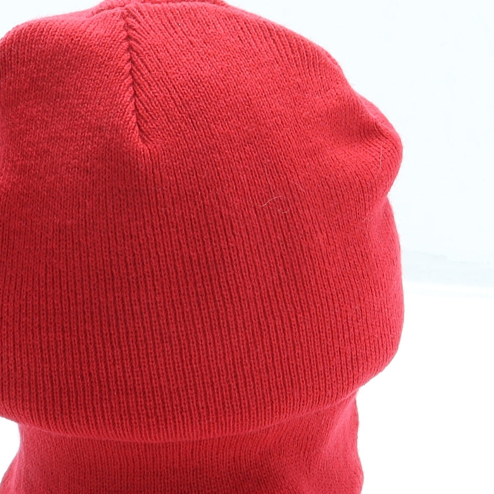 Dr Suess Womens Red Acrylic Beanie One Size - The Grinch