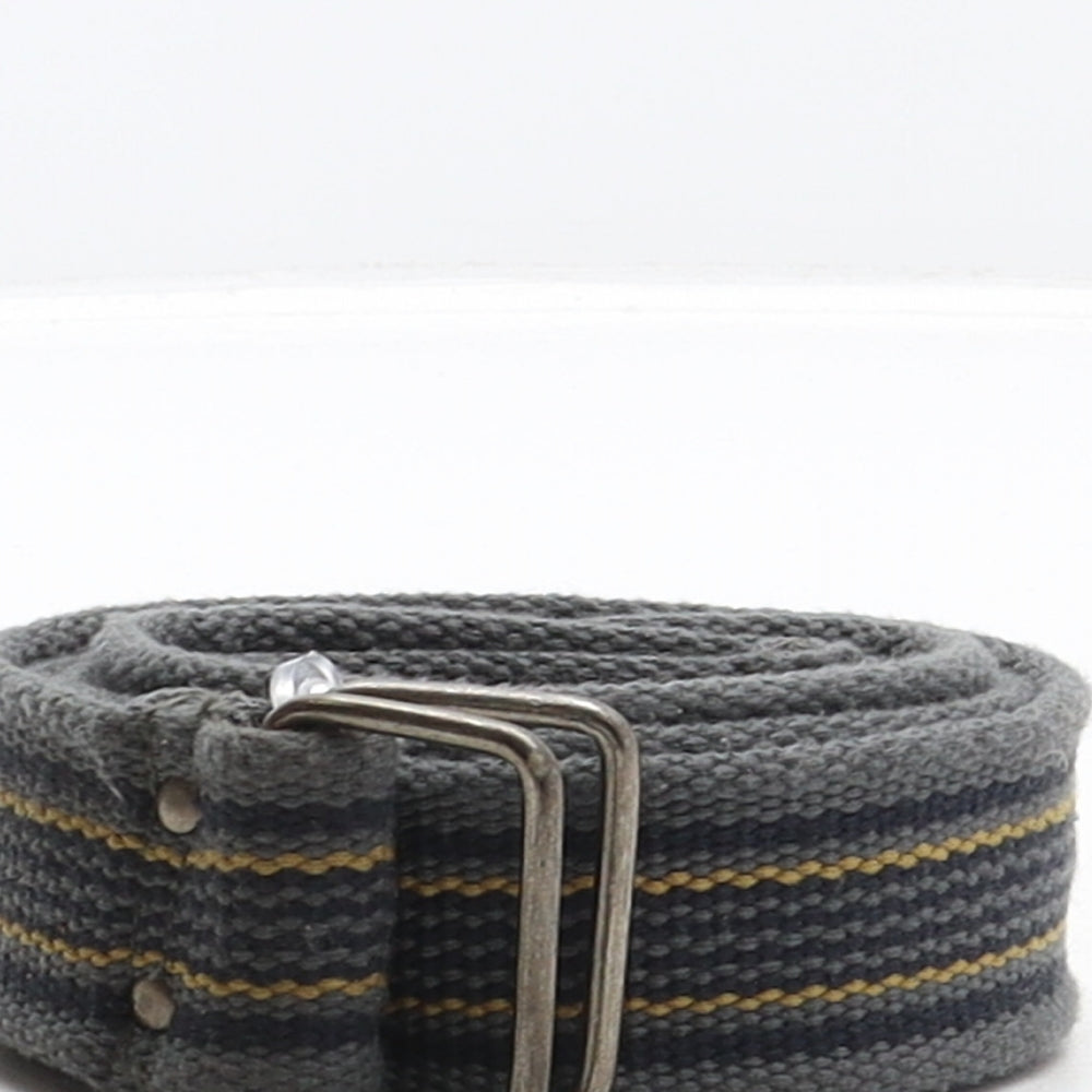 LGD Mens Multicoloured Striped Cotton Braided/Woven Belt Belt One Size