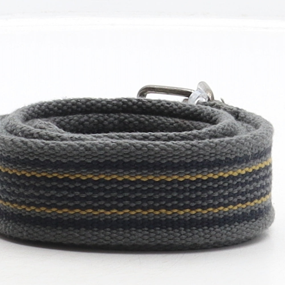 LGD Mens Multicoloured Striped Cotton Braided/Woven Belt Belt One Size