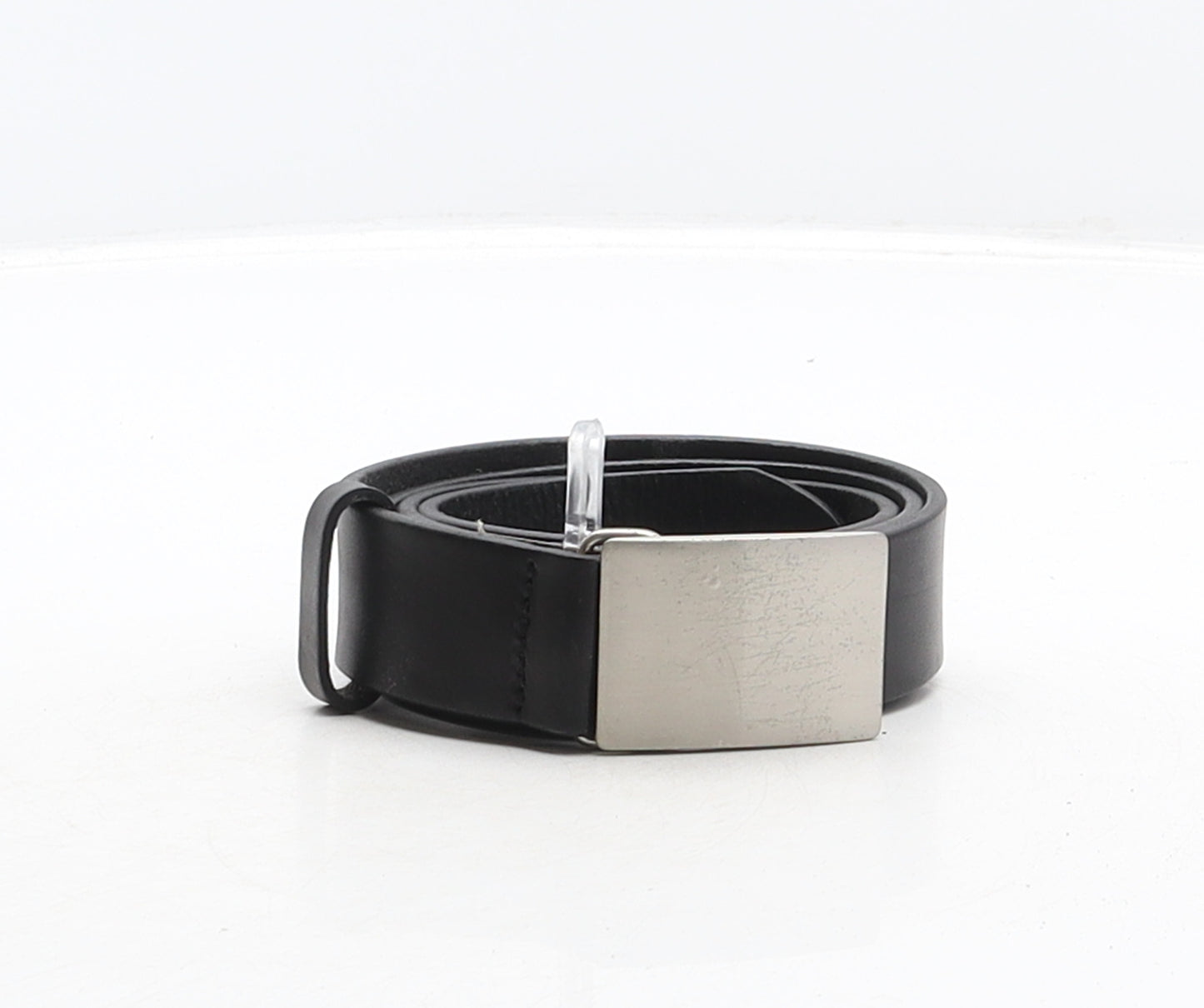 Gap Mens Black Solid Leather Dress Belt Belt Size 34