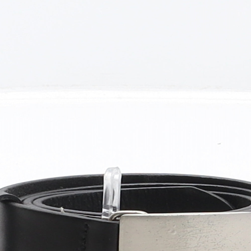Gap Mens Black Solid Leather Dress Belt Belt Size 34