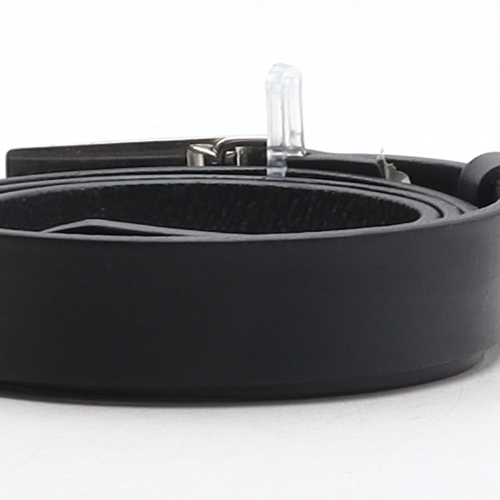 Gap Mens Black Solid Leather Dress Belt Belt Size 34
