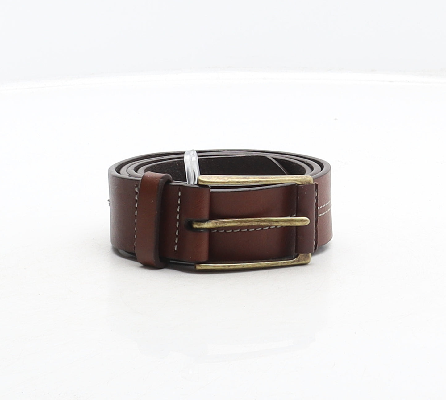 Howick Mens Brown Solid Leather Dress Belt Belt Size 32
