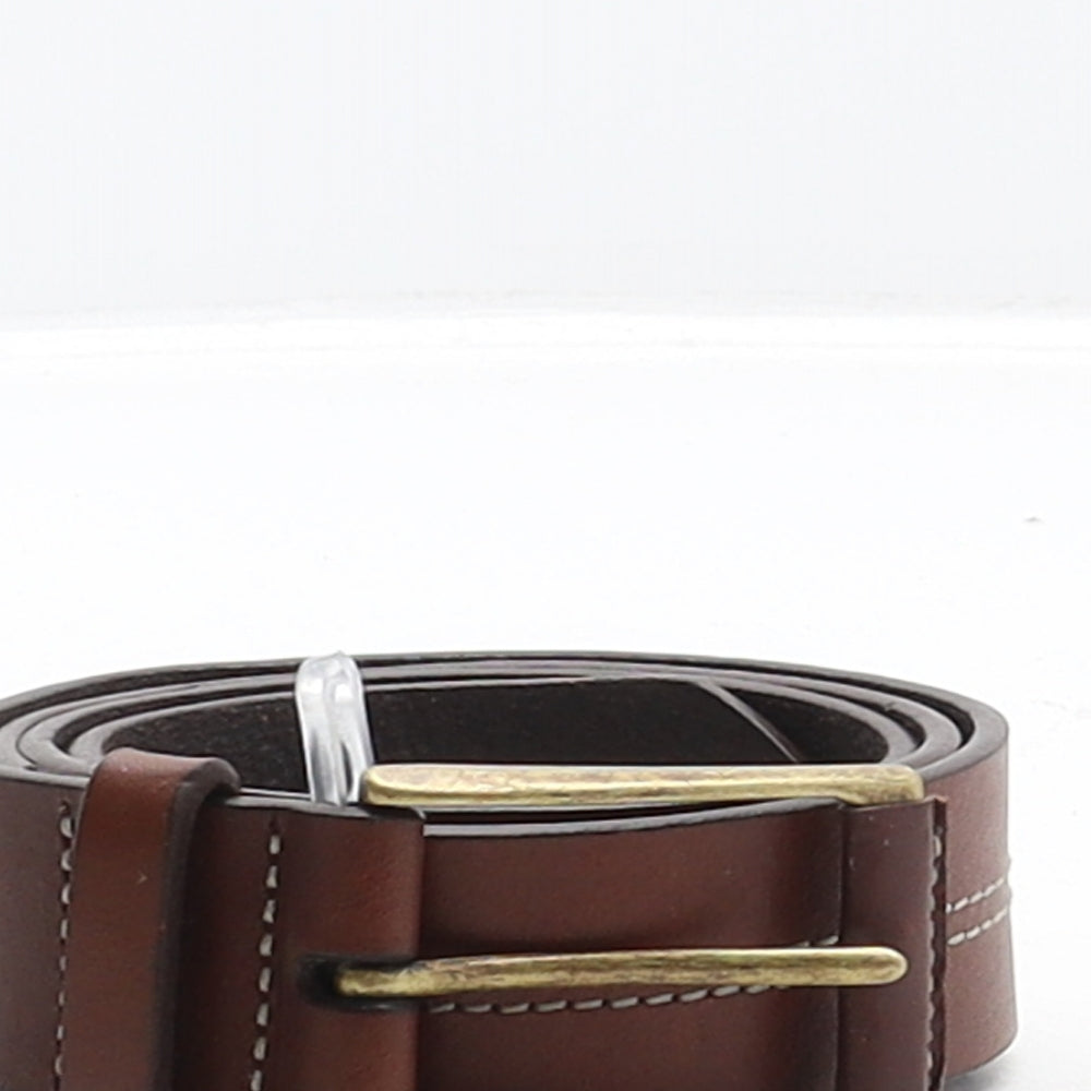 Howick Mens Brown Solid Leather Dress Belt Belt Size 32