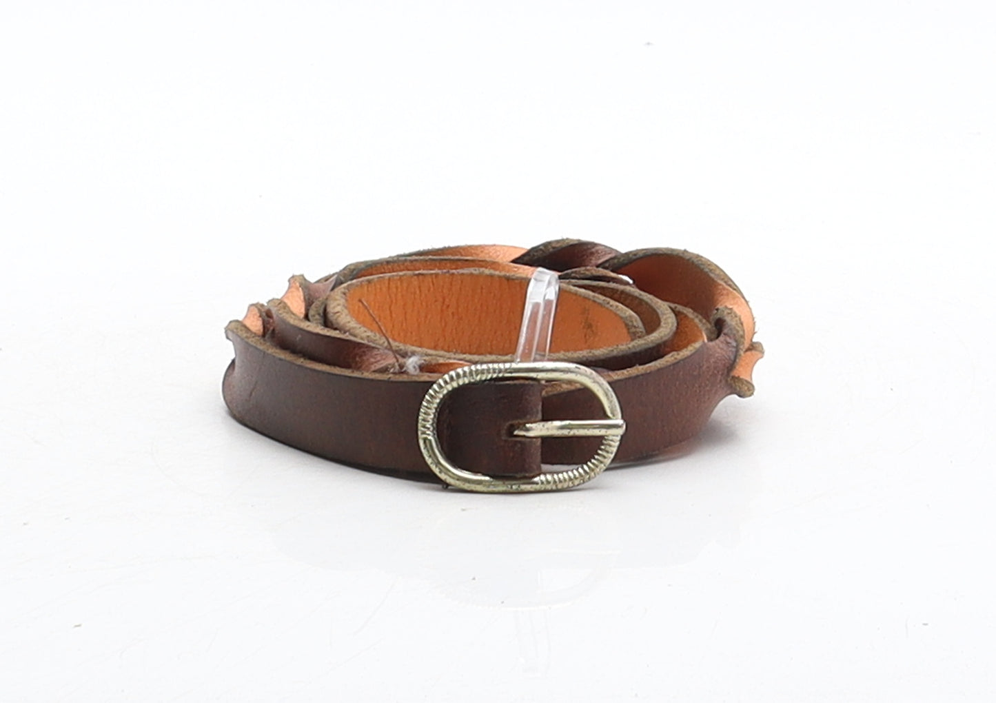 Preworn Womens Multicoloured Geometric Leather Adjustable Belt Belt One Size
