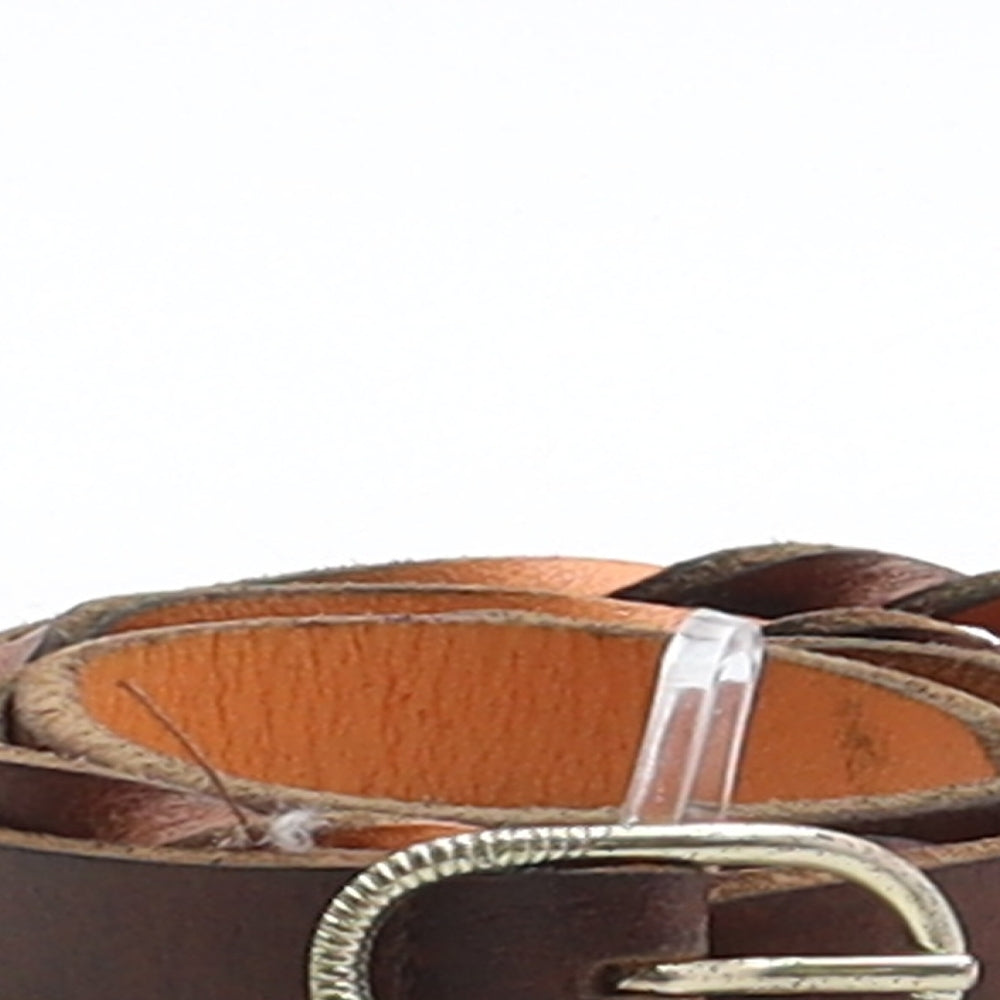 Preworn Womens Multicoloured Geometric Leather Adjustable Belt Belt One Size