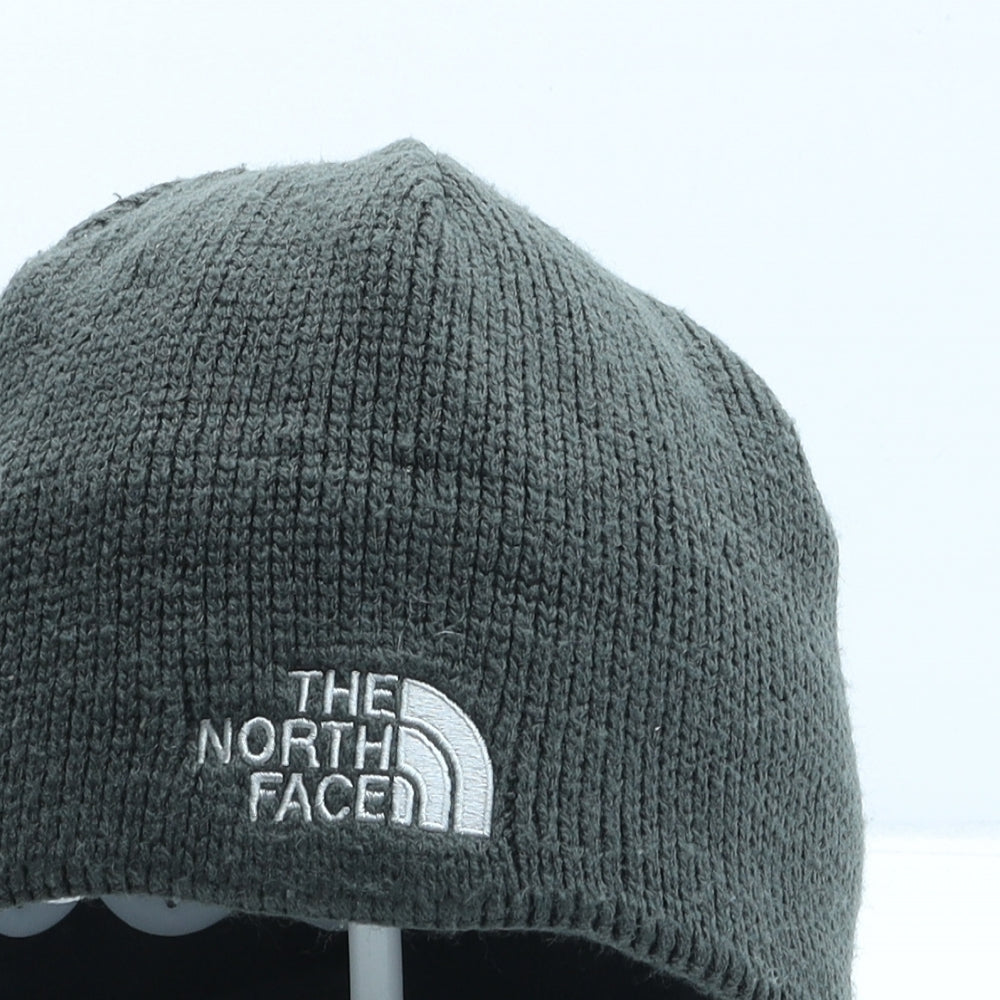 The North Face Mens Green Acrylic Beanie One Size