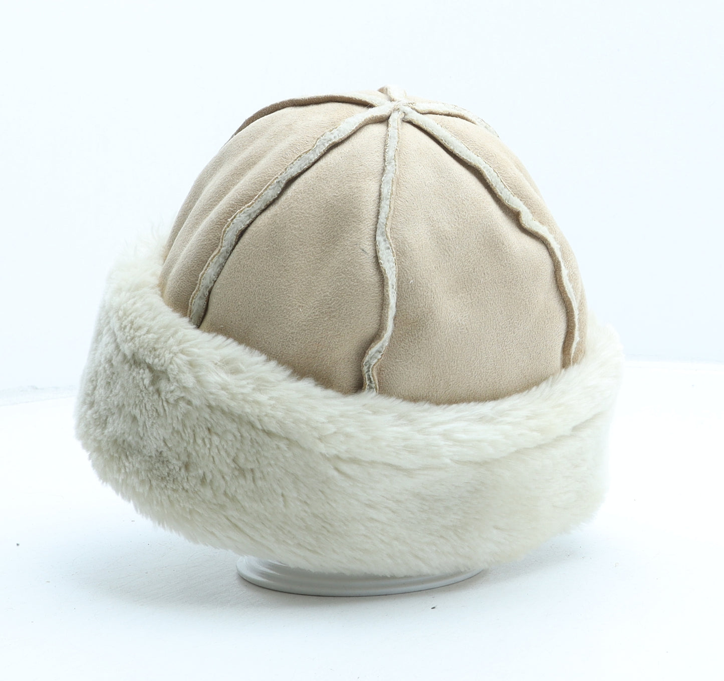 Preworn Womens Beige Polyester Cloche One Size