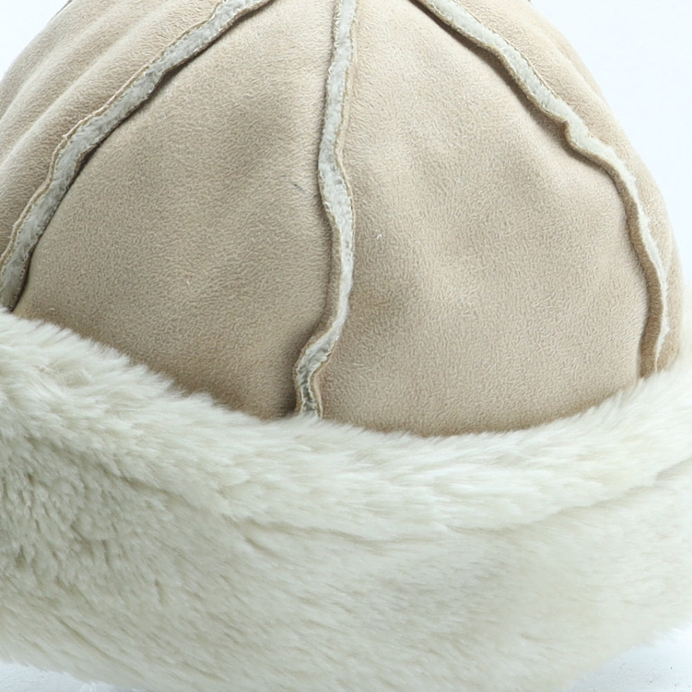 Preworn Womens Beige Polyester Cloche One Size