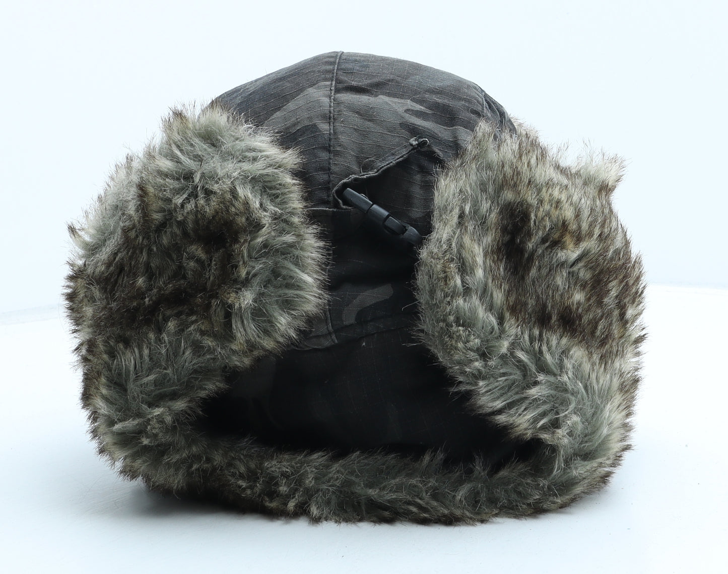 NEXT Boys Green Camouflage Cotton Trapper Hat Size L