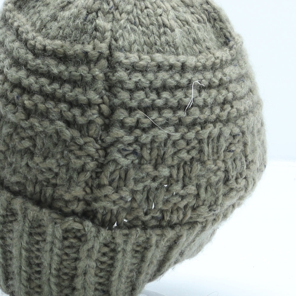 Weird Fish Mens Brown Acrylic Beanie One Size