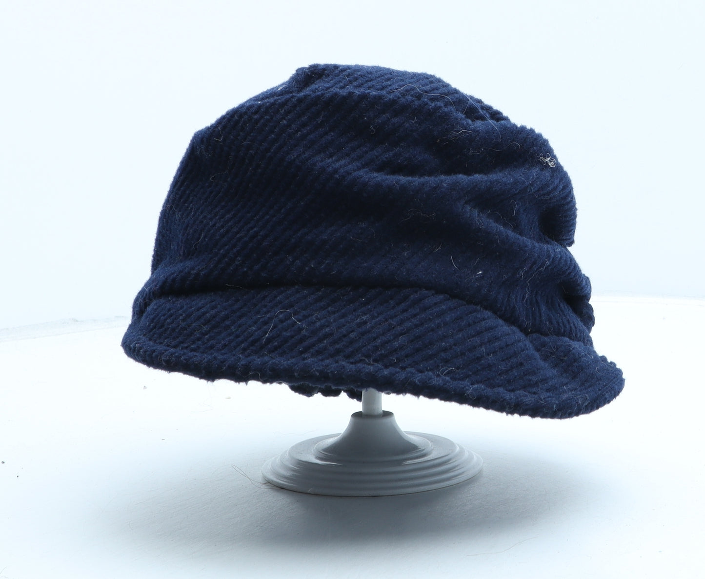 Marks and Spencer Womens Blue Acrylic Peaked Cap One Size