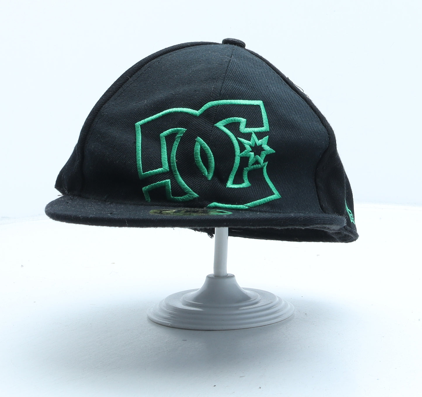 DC Shoes Mens Black Acrylic Snapback Size 7 1/2