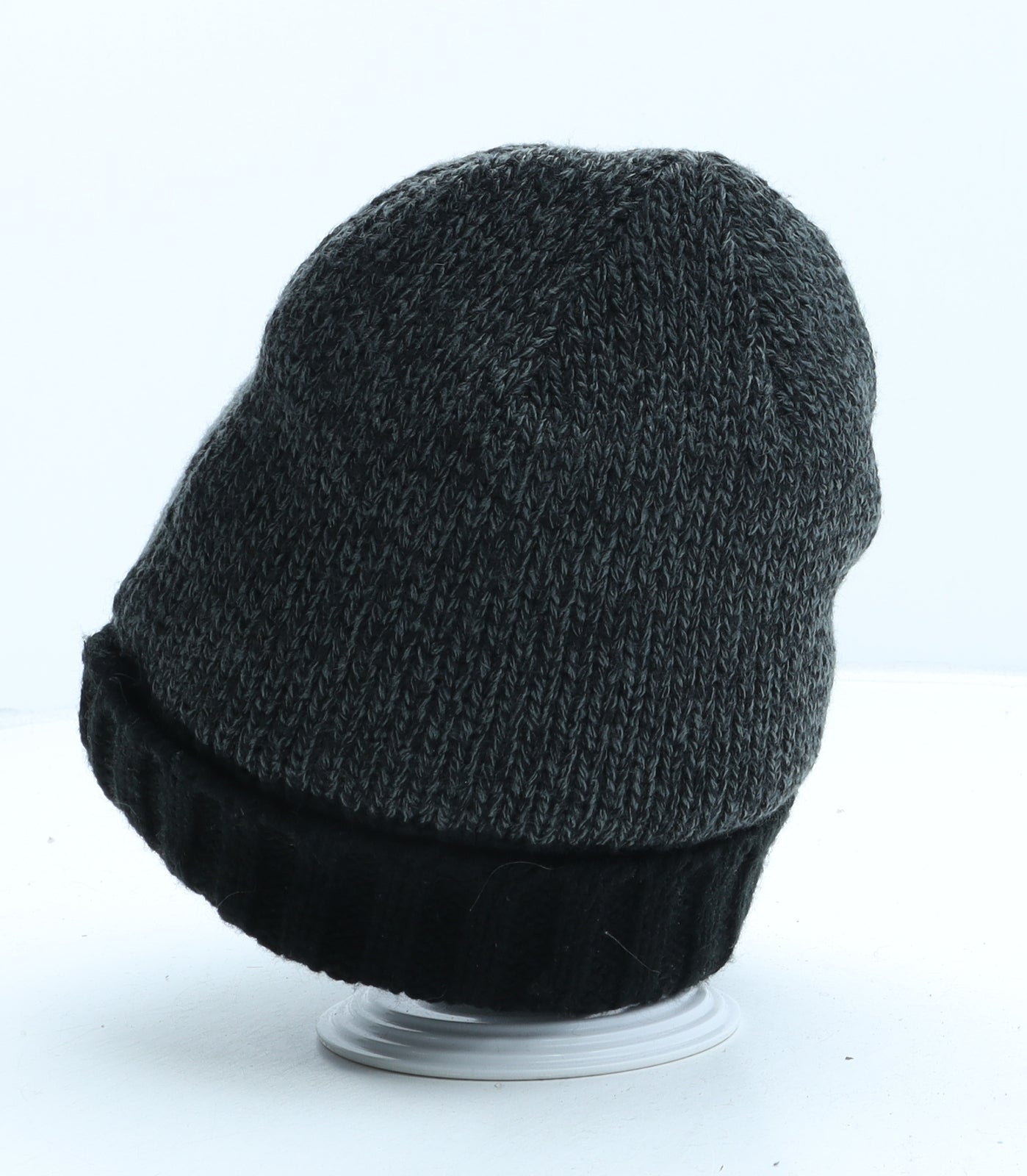 Marks and Spencer Mens Grey Acrylic Beanie Size S